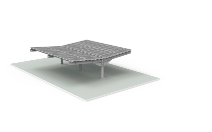Double Wing Solar Carport Mount